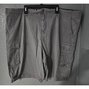 Men's Monument Cargo Shorts Size 52 Gray Pockets Zip Fly Outdoor Hiking Camping